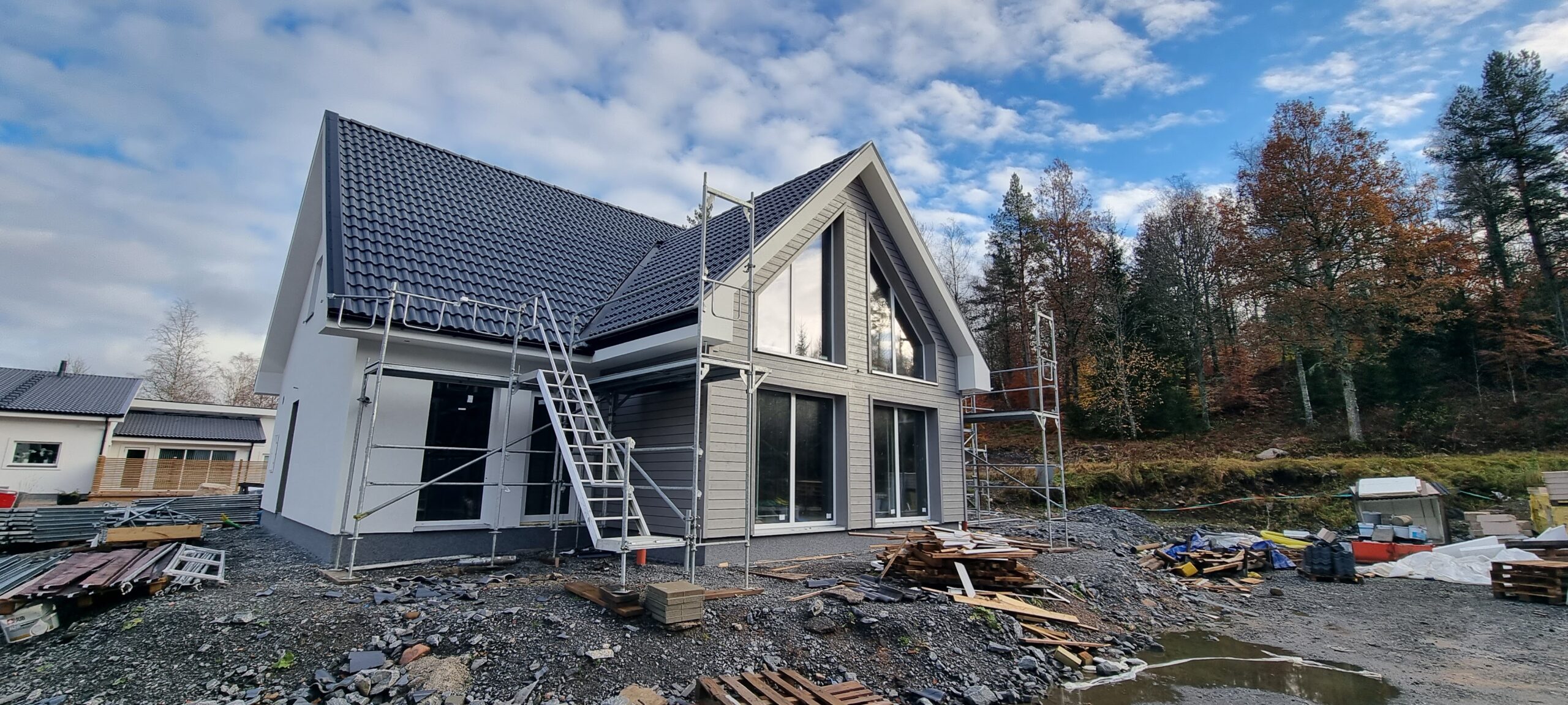 Hiša zgrajena z JUBhome ICF elementi za gradnjo hiš.